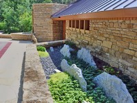 Original Frank Lloyd Wright Home - Entry Garden