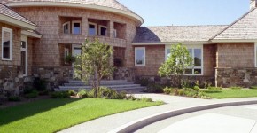 Entry Walk & Circular Turnaround Driveway